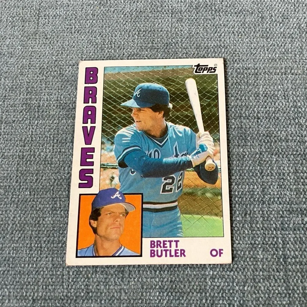 1984 Topps Atlanta Braves Baseball Card Trading Card